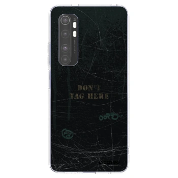 Picasee silikonový průhledný obal pro Xiaomi Mi Note 10 Lite - DON´T TAG