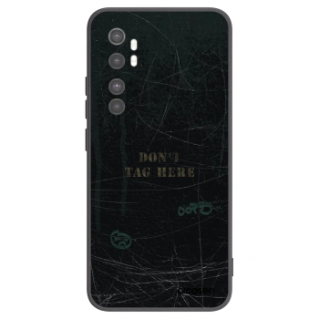 Picasee silikonový černý obal pro Xiaomi Mi Note 10 Lite - DON´T TAG