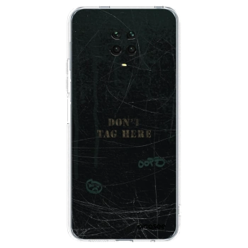 Picasee silikonový průhledný obal pro Xiaomi Redmi Note 9S - DON´T TAG