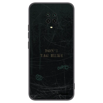 Picasee silikonový černý obal pro Xiaomi Redmi Note 9S - DON´T TAG