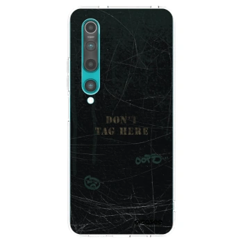 Picasee silikonový průhledný obal pro Xiaomi Mi 10 - DON´T TAG