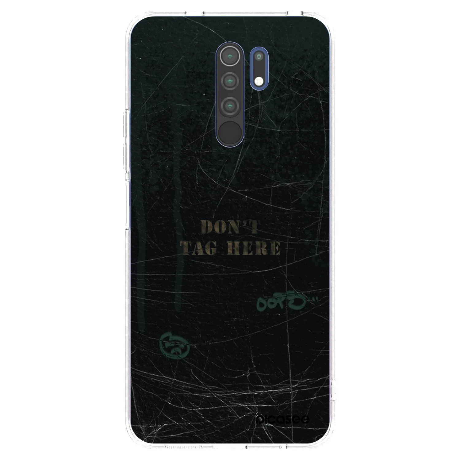 Picasee silikonový průhledný obal pro Xiaomi Redmi 9 - DON´T TAG
