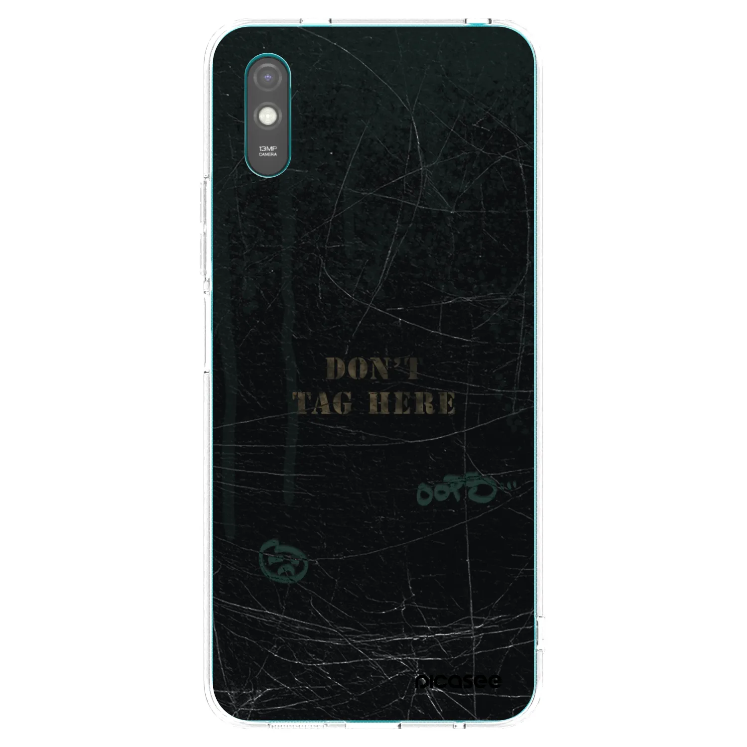 Picasee silikonový průhledný obal pro Xiaomi Redmi 9A - DON´T TAG