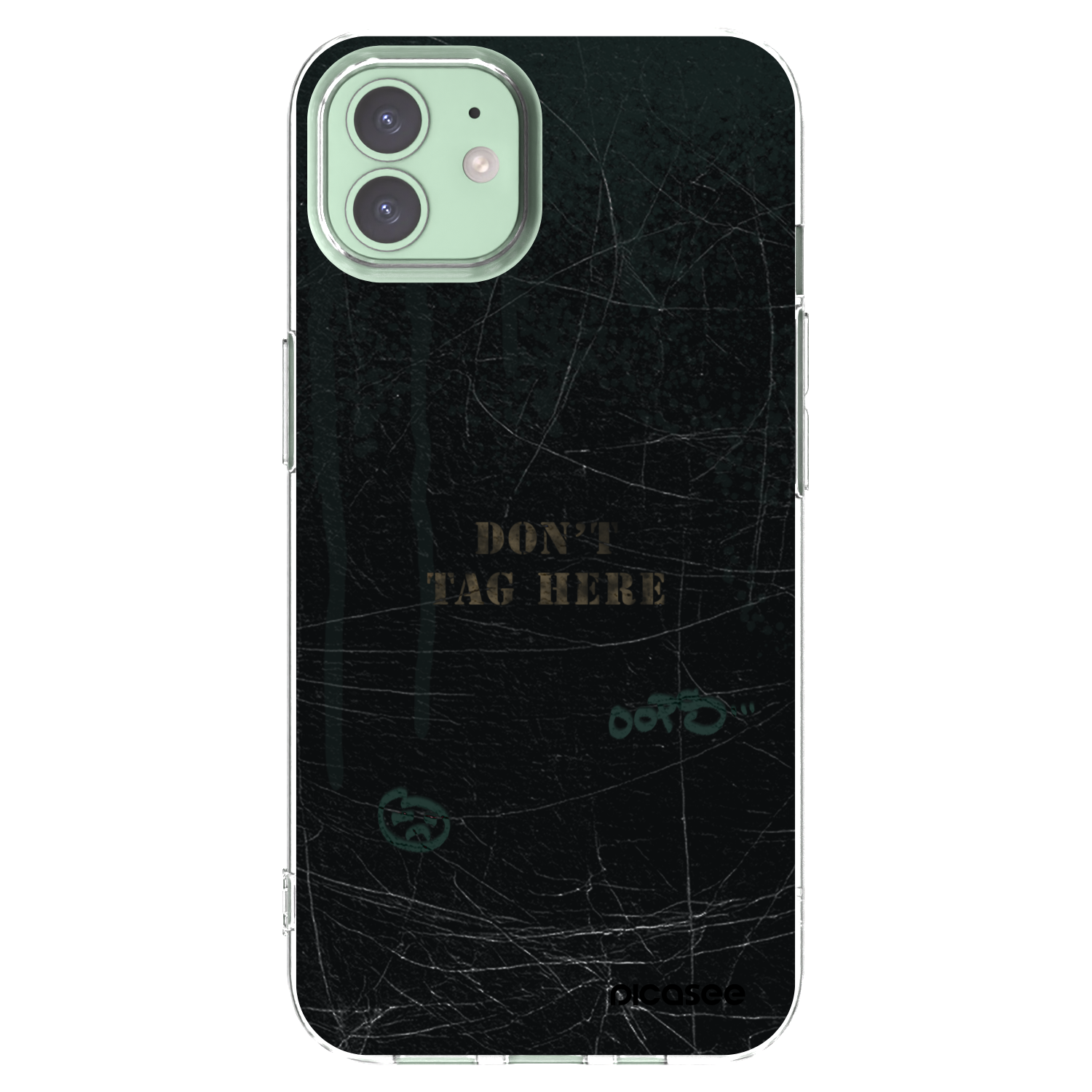 Picasee silikonový průhledný obal pro Apple iPhone 12 - DON´T TAG