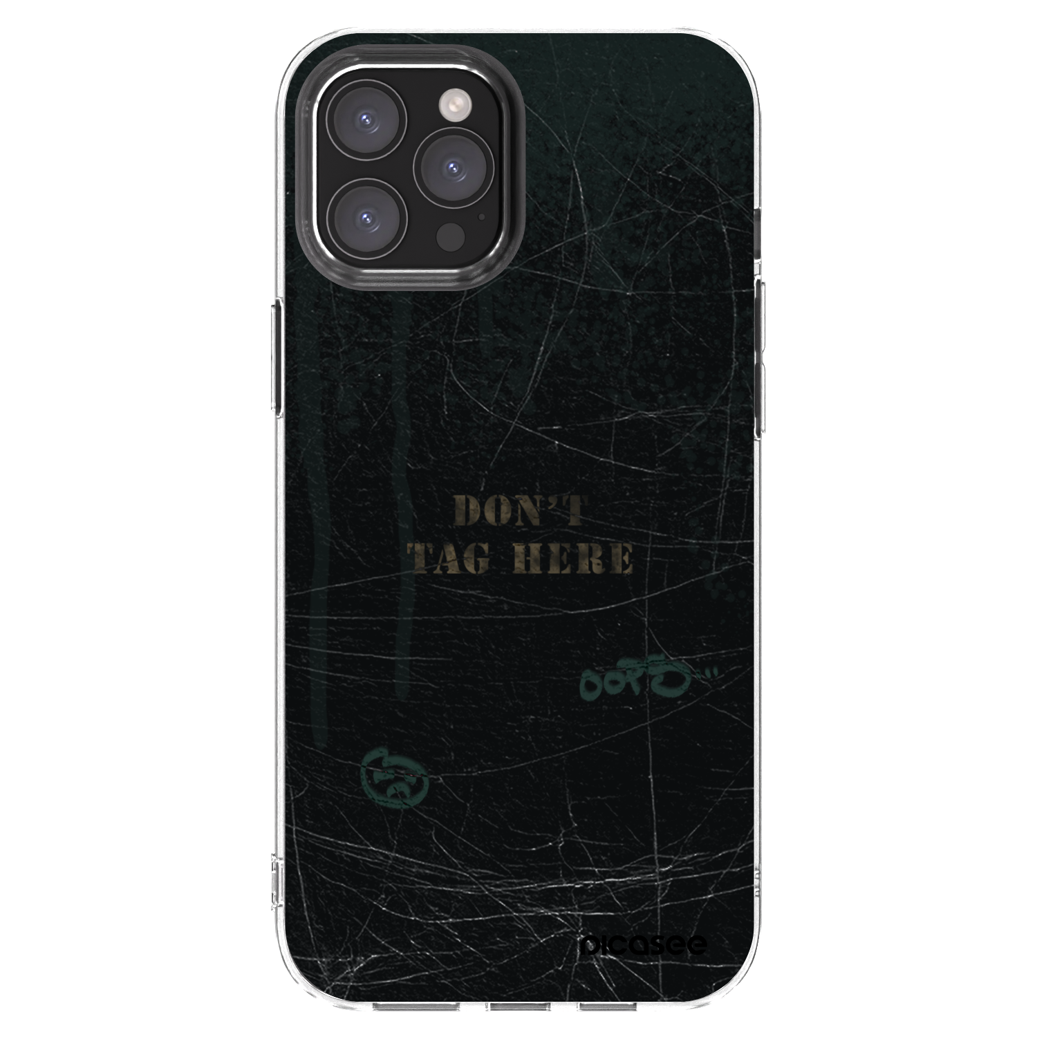 Picasee silikonový průhledný obal pro Apple iPhone 12 Pro Max - DON´T TAG