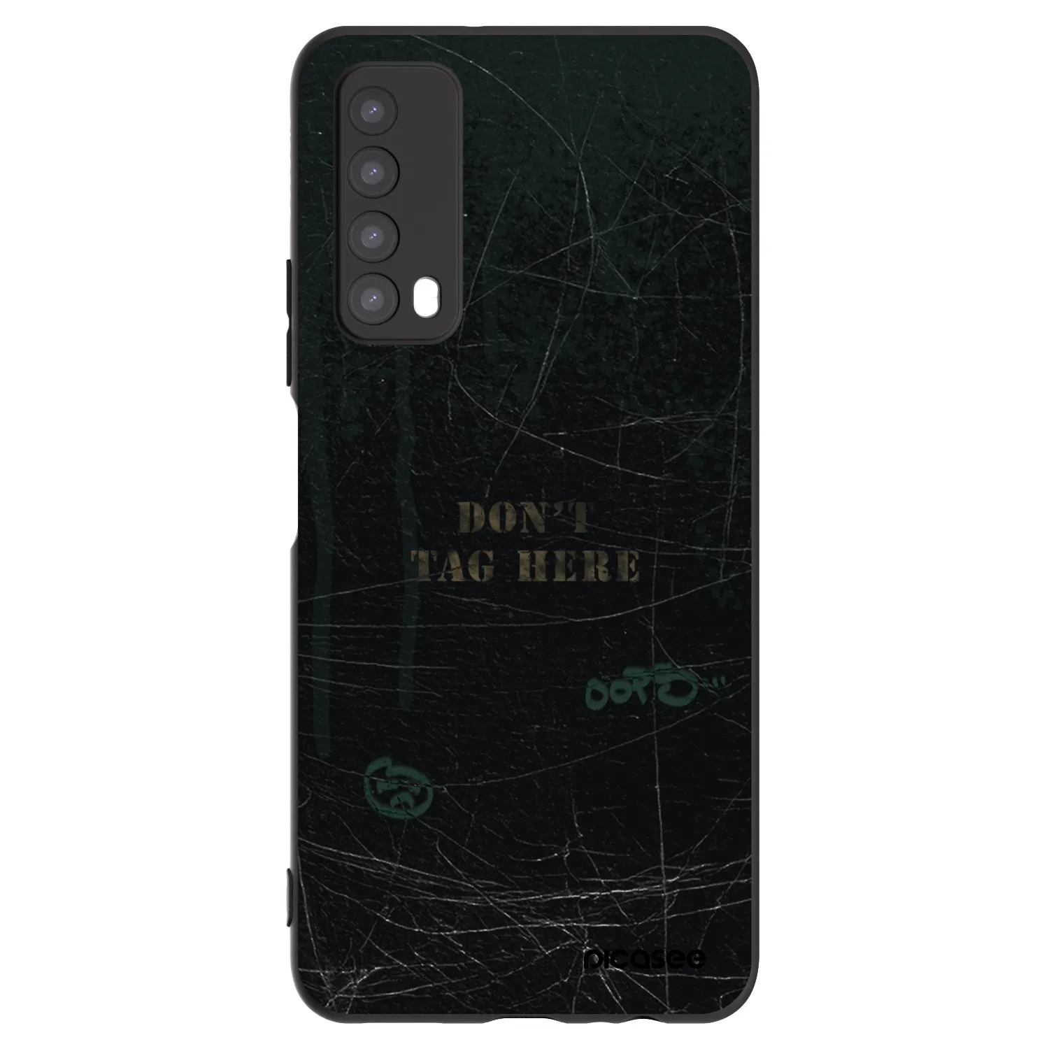 Picasee silikonový černý obal pro Huawei P Smart 2021 - DON´T TAG