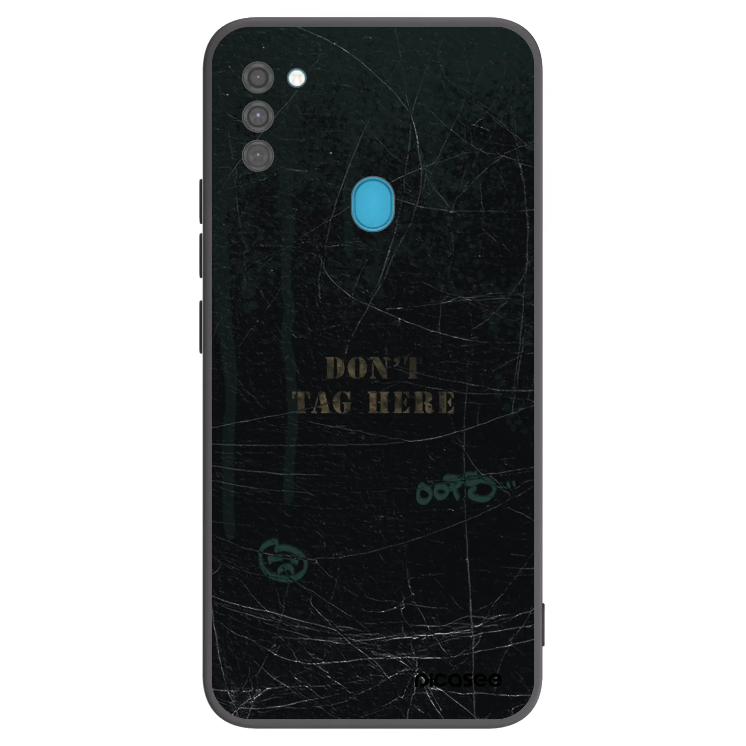 Picasee silikonový černý obal pro Samsung Galaxy M11 - DON´T TAG