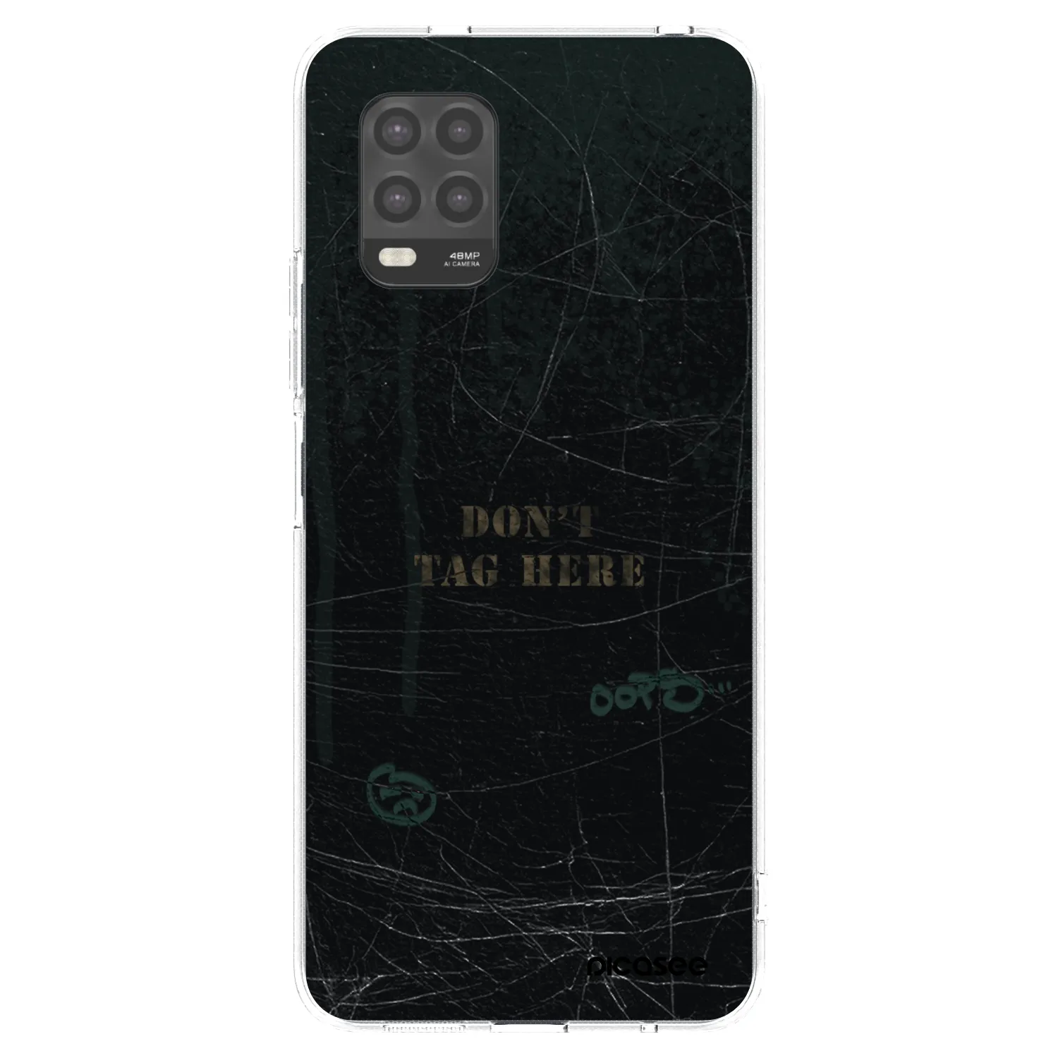 Picasee silikonový průhledný obal pro Xiaomi Mi 10 Lite - DON´T TAG