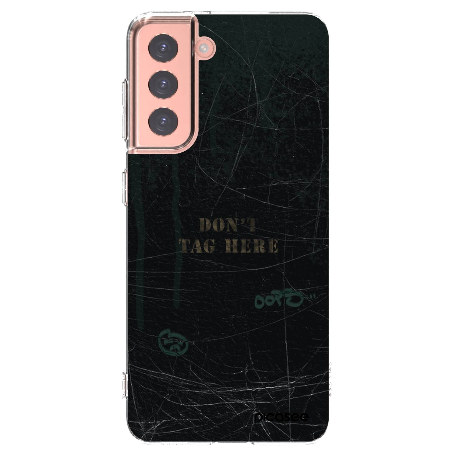 Picasee silikonový průhledný obal pro Samsung Galaxy S21 5G G991B - DON´T TAG