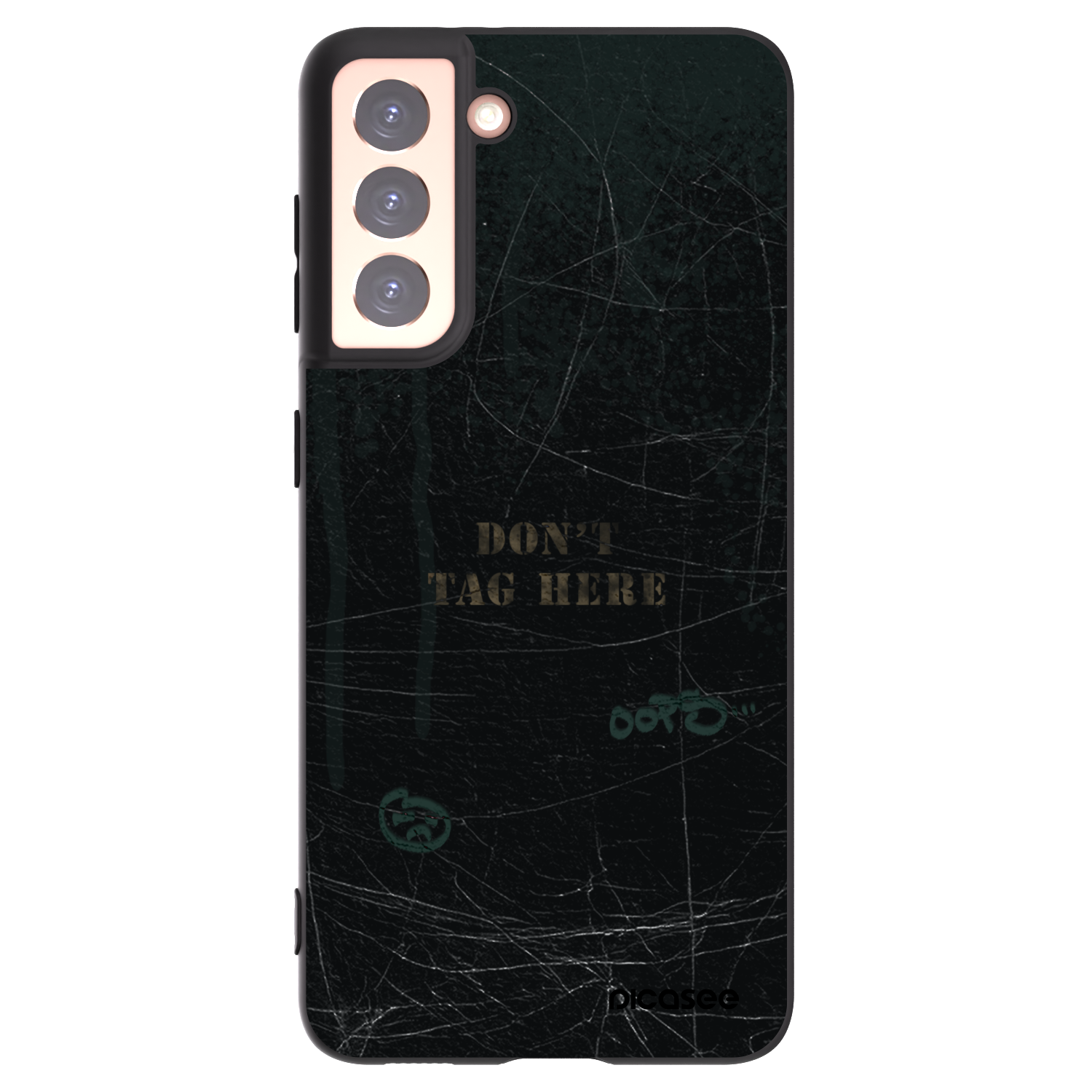 Picasee silikonový černý obal pro Samsung Galaxy S21 5G G991B - DON´T TAG