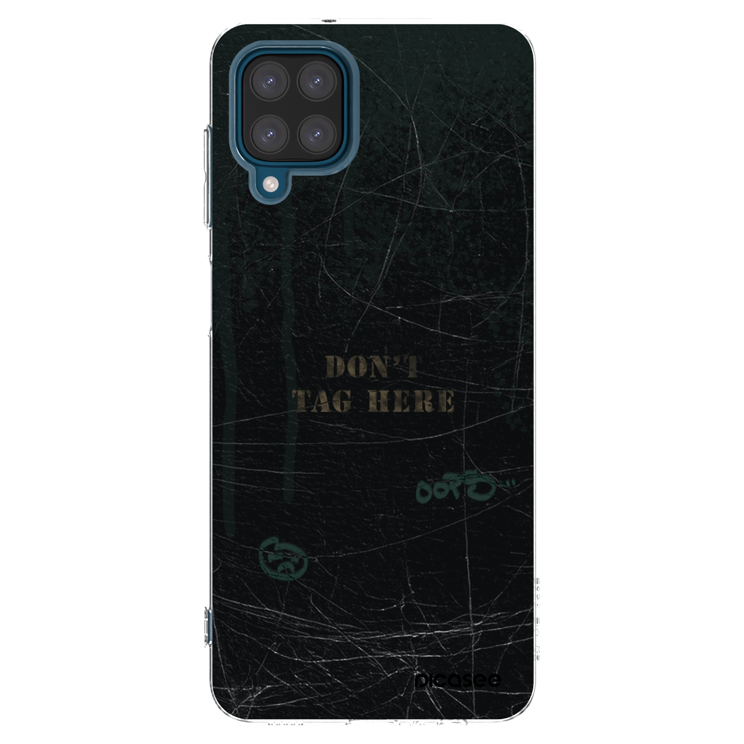 Picasee silikonový průhledný obal pro Samsung Galaxy A12 A125F - DON´T TAG