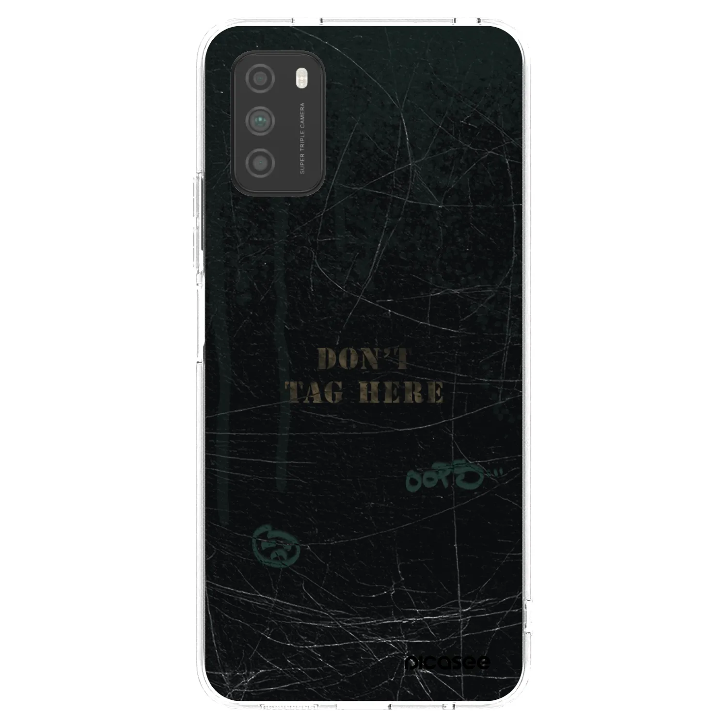 Picasee silikonový průhledný obal pro Xiaomi Poco M3 - DON´T TAG