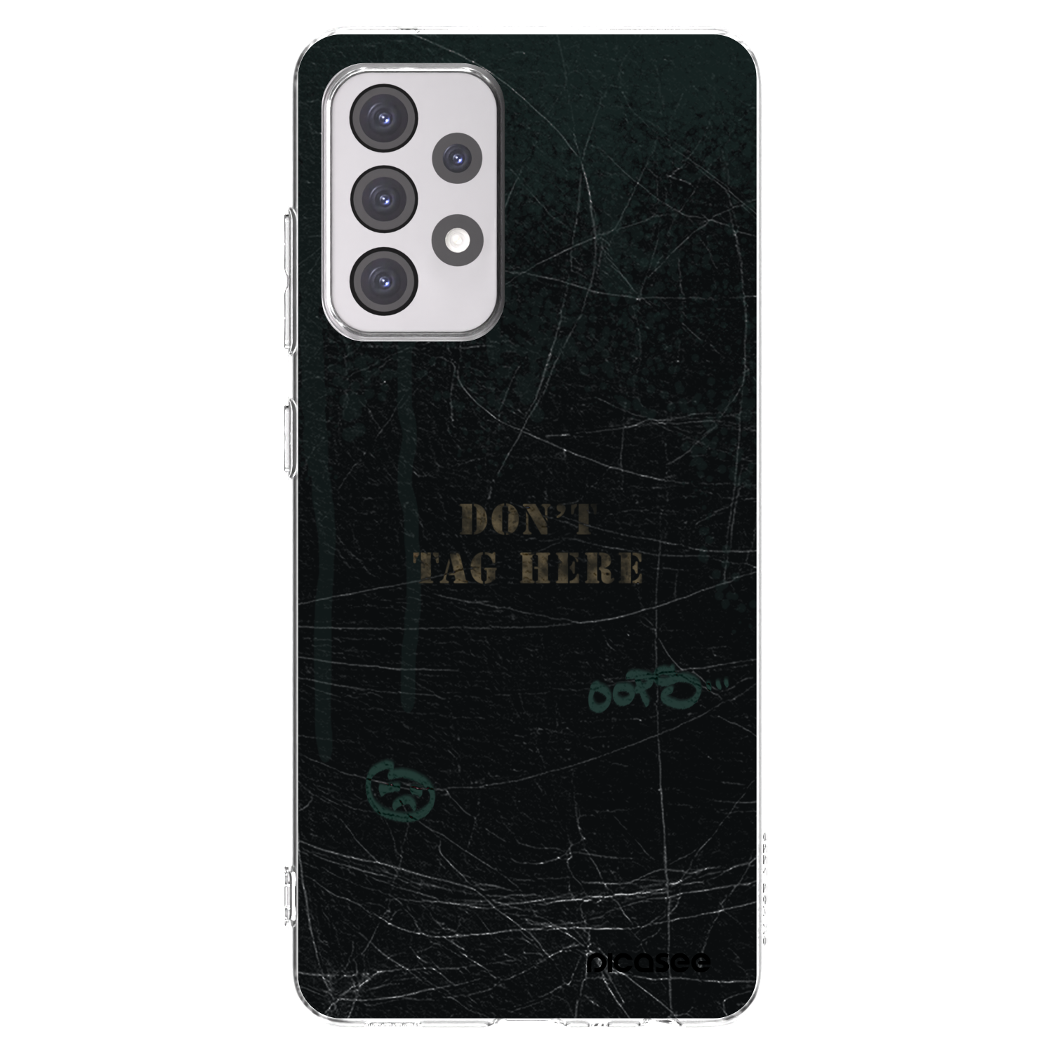 Picasee silikonový průhledný obal pro Samsung Galaxy A52 5G A525F - DON´T TAG