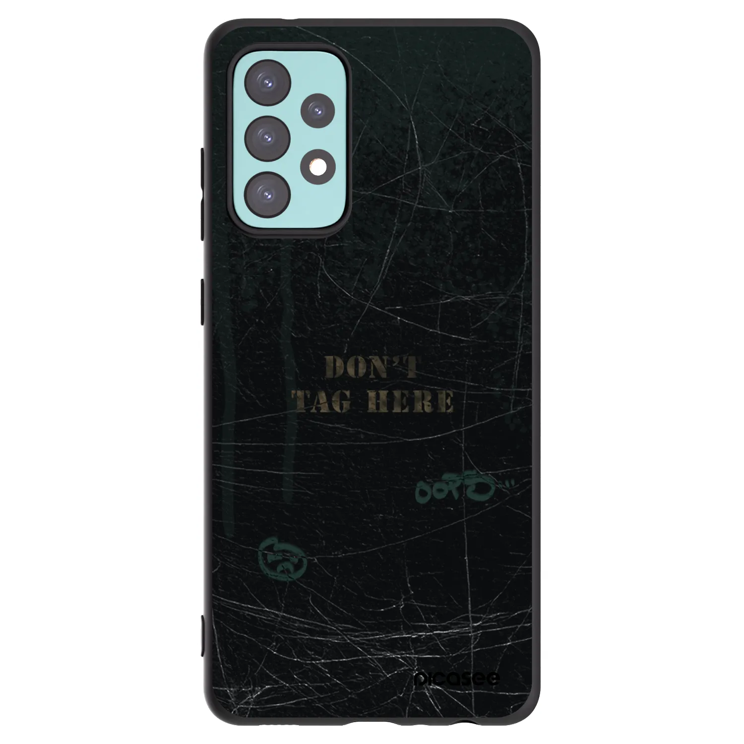 Picasee silikonový černý obal pro Samsung Galaxy A72 A725F - DON´T TAG