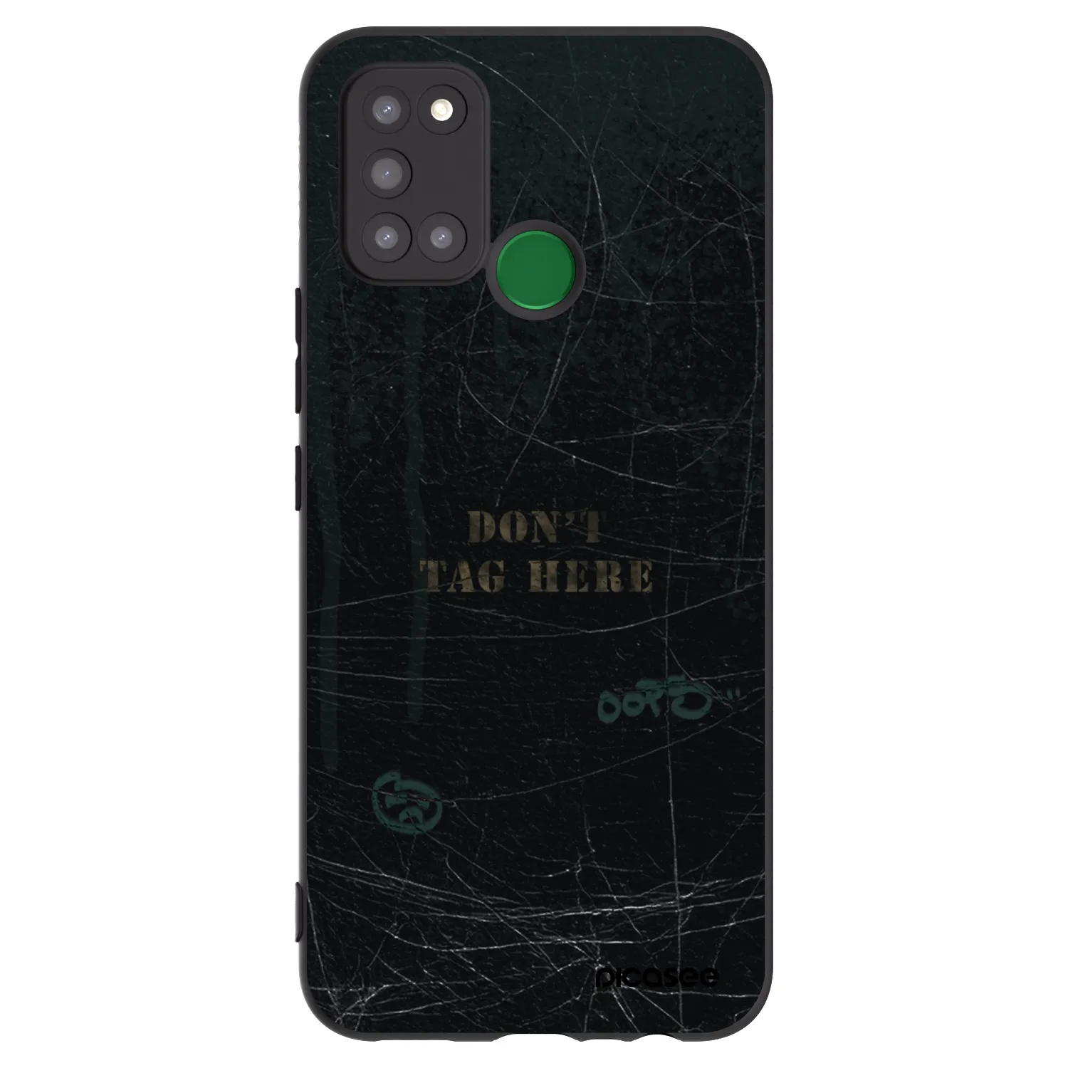 Picasee silikonový černý obal pro Realme 7i - DON´T TAG