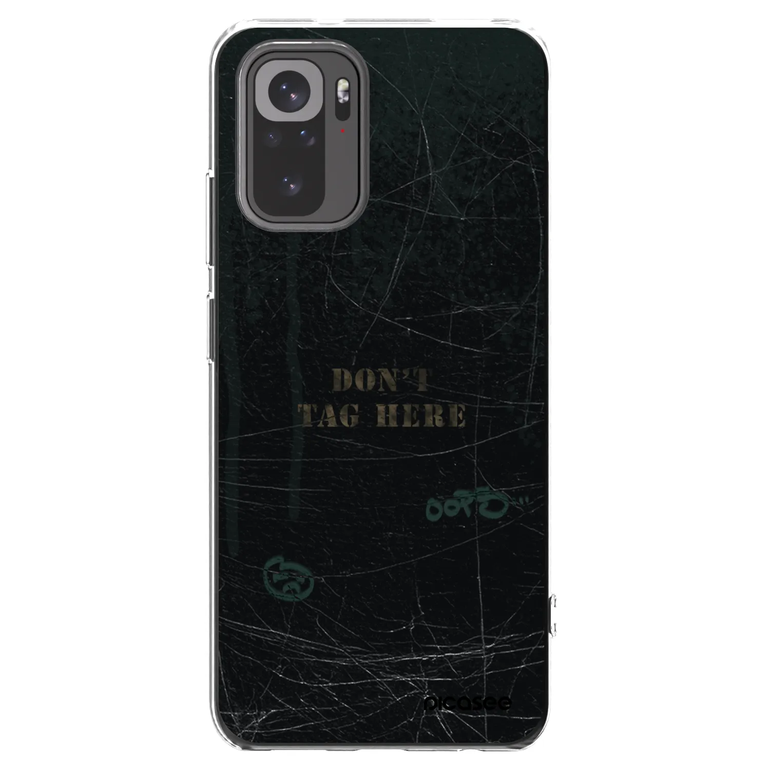 Picasee silikonový průhledný obal pro Xiaomi Redmi Note 10S - DON´T TAG