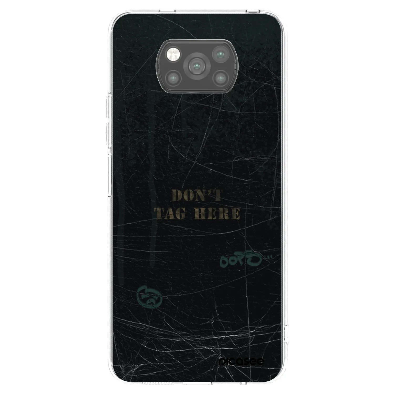 Picasee silikonový černý obal pro Xiaomi Poco X3 Pro - DON´T TAG
