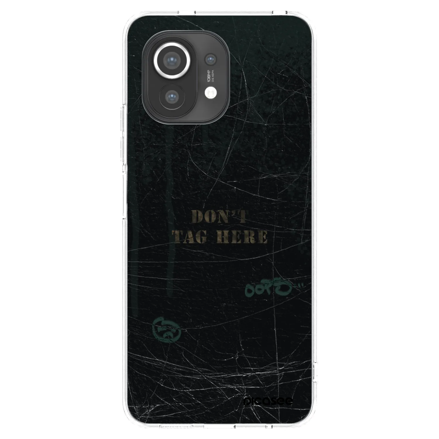 Picasee silikonový průhledný obal pro Xiaomi Mi 11 - DON´T TAG
