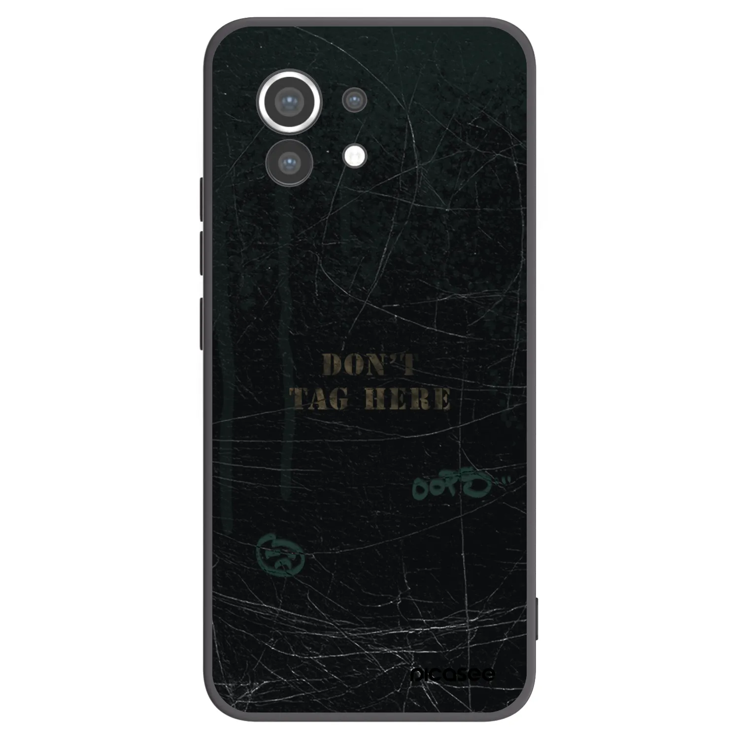 Picasee silikonový černý obal pro Xiaomi Mi 11 - DON´T TAG