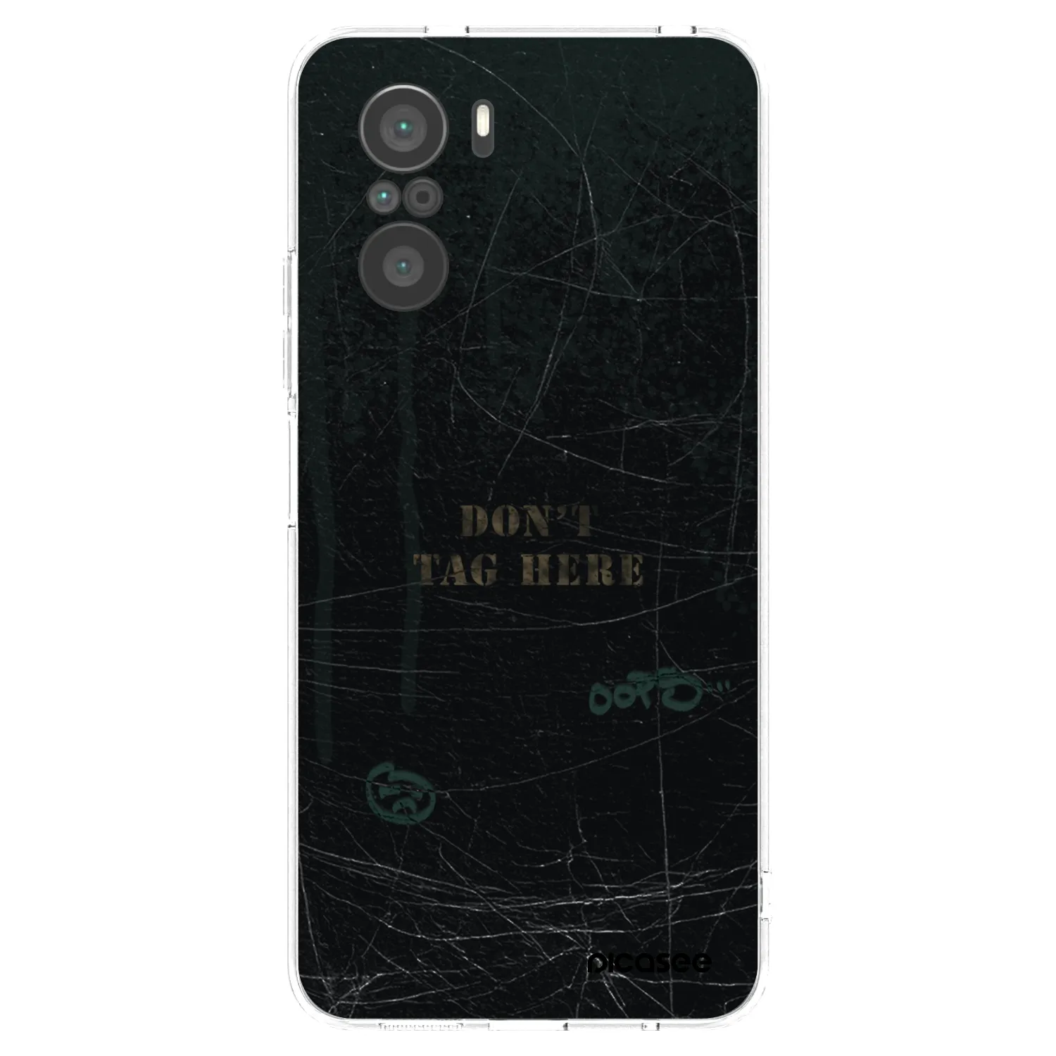 Picasee silikonový průhledný obal pro Xiaomi Poco F3 - DON´T TAG