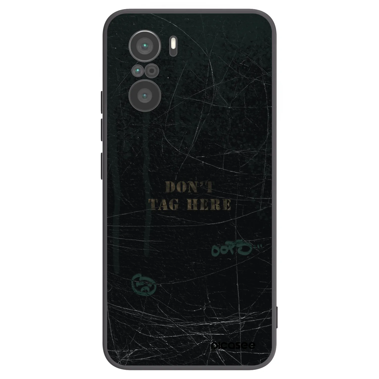 Picasee silikonový černý obal pro Xiaomi Poco F3 - DON´T TAG