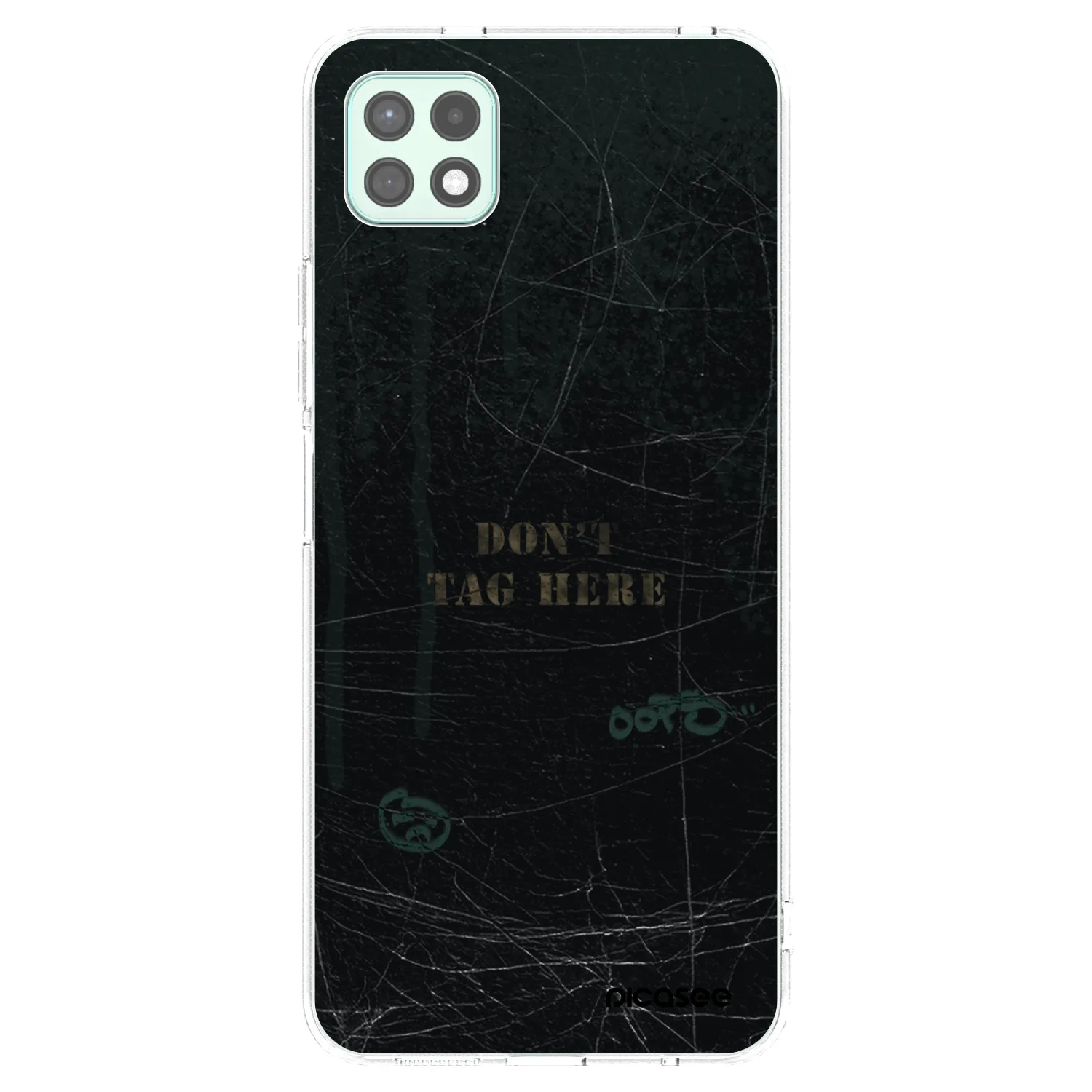 Picasee silikonový průhledný obal pro Samsung Galaxy A22 A226B 5G - DON´T TAG