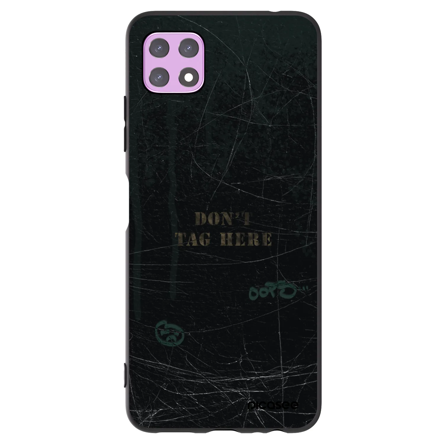 Picasee silikonový černý obal pro Samsung Galaxy A22 A226B 5G - DON´T TAG
