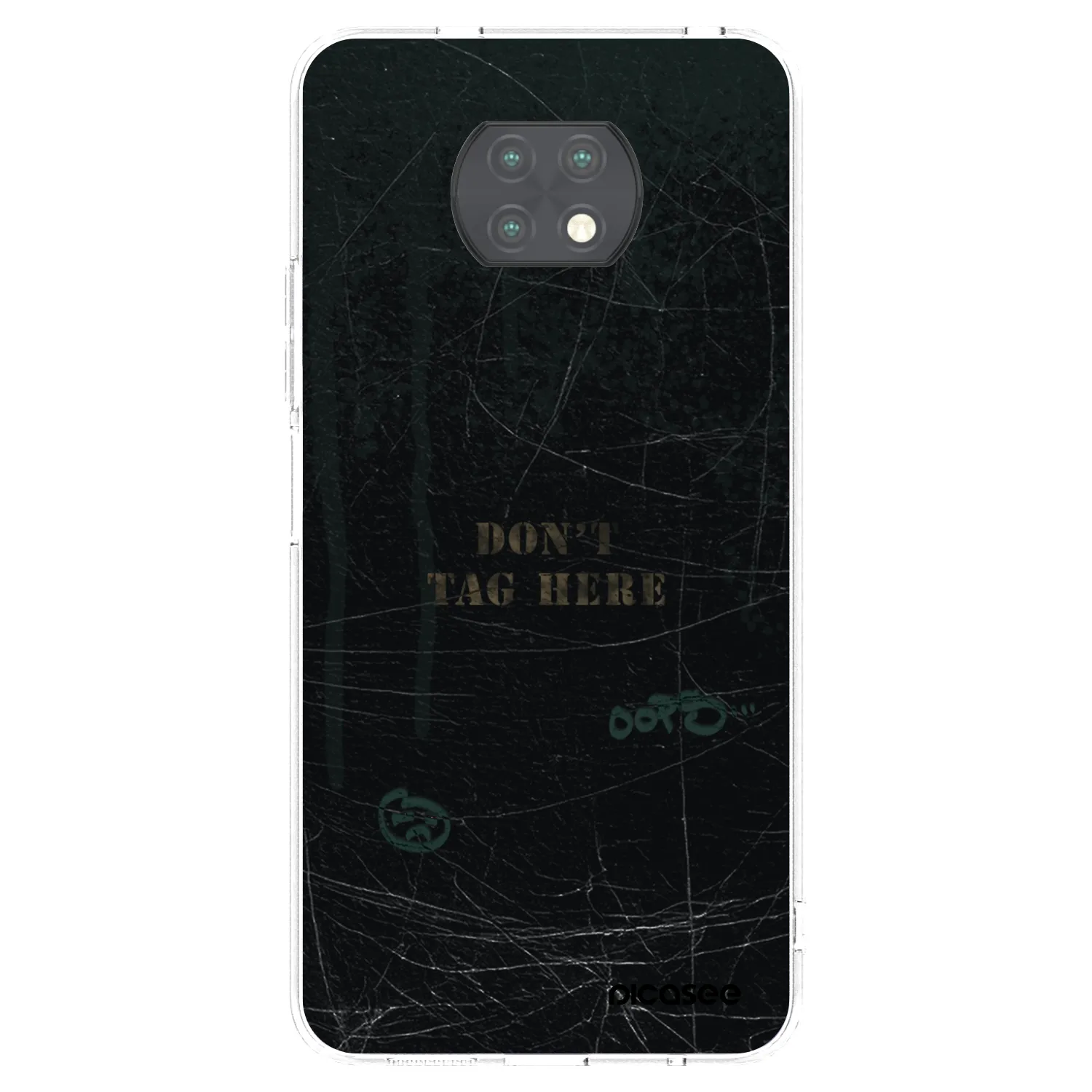 Picasee silikonový průhledný obal pro Xiaomi Redmi Note 9T - DON´T TAG