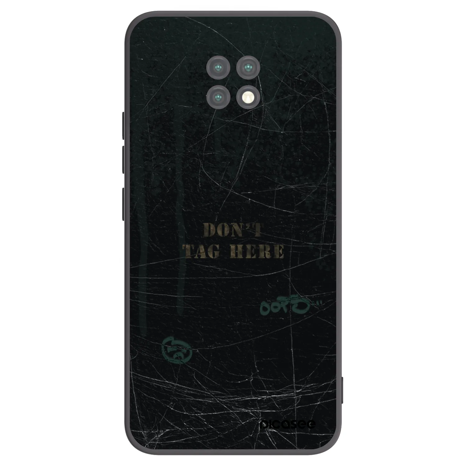 Picasee silikonový černý obal pro Xiaomi Redmi Note 9T - DON´T TAG