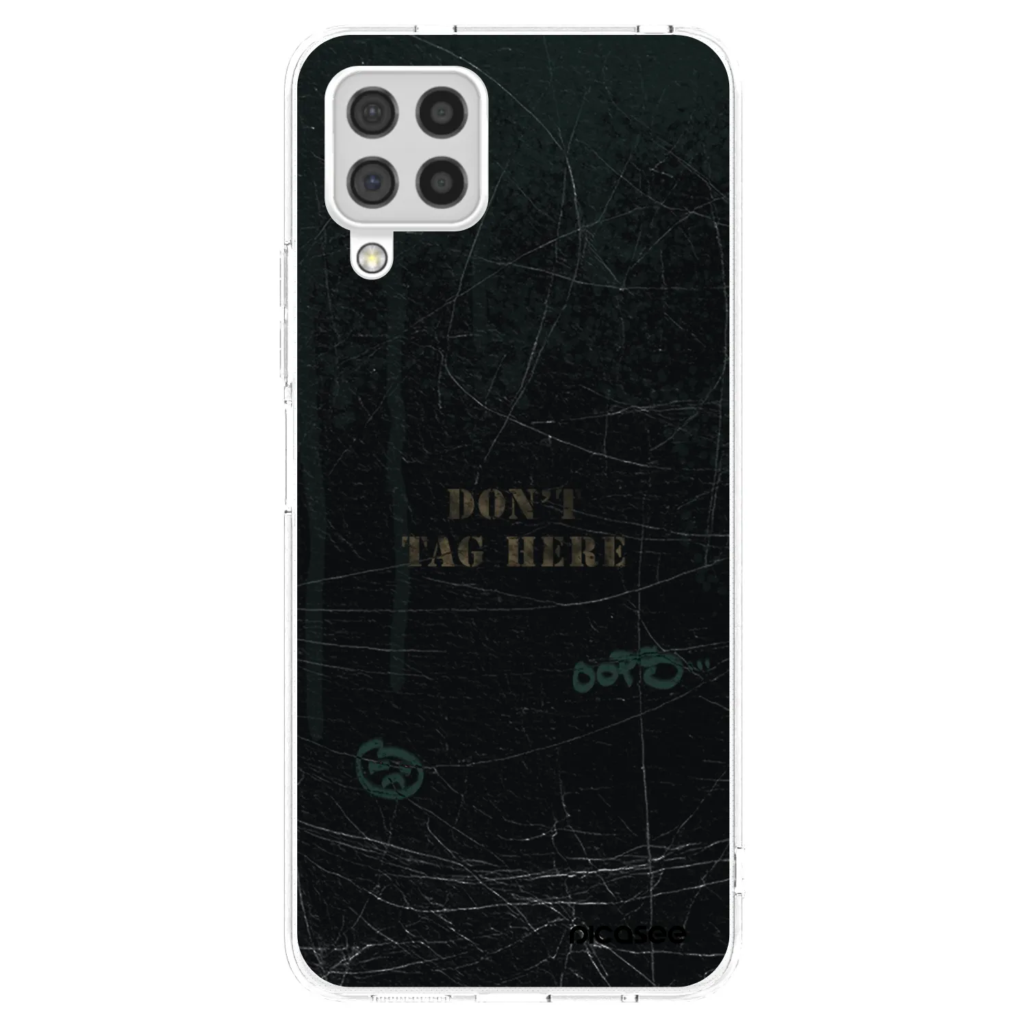 Picasee silikonový průhledný obal pro Samsung Galaxy A22 A225F 4G - DON´T TAG