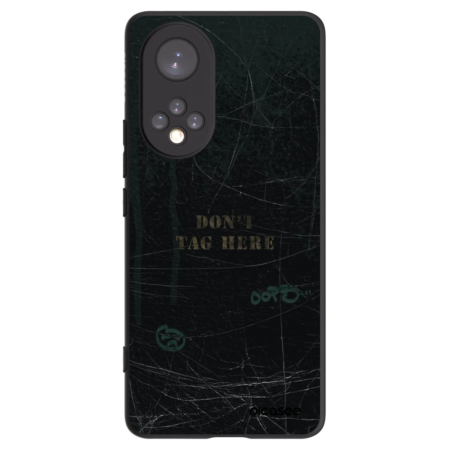 Picasee silikonový černý obal pro Honor 50 5G - DON´T TAG