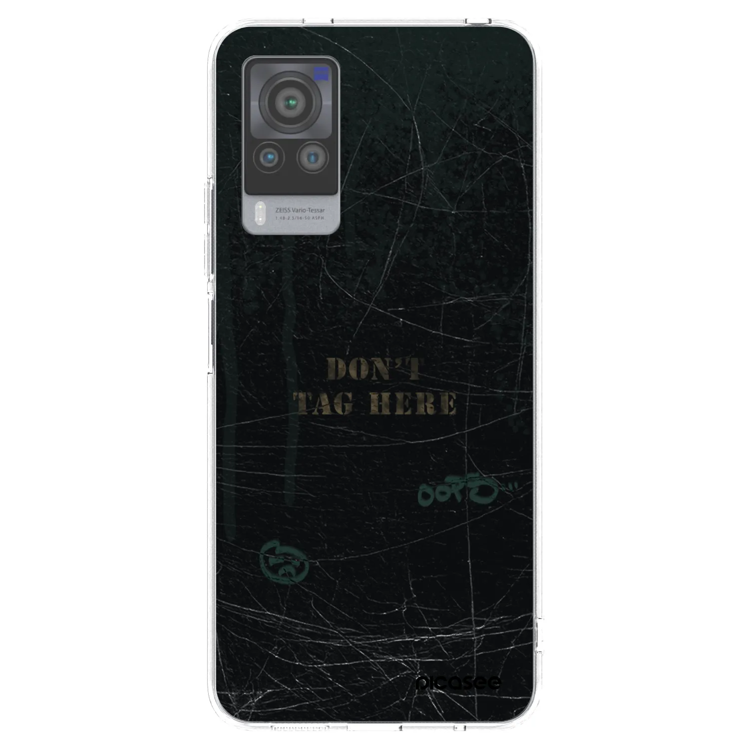 Picasee silikonový průhledný obal pro Vivo X60 Pro 5G - DON´T TAG