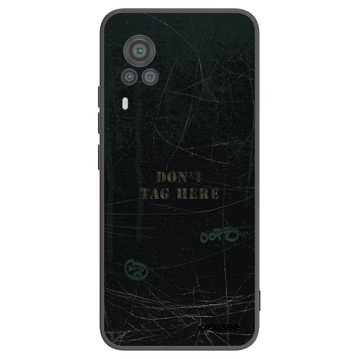 Picasee silikonový černý obal pro Vivo X60 Pro 5G - DON´T TAG