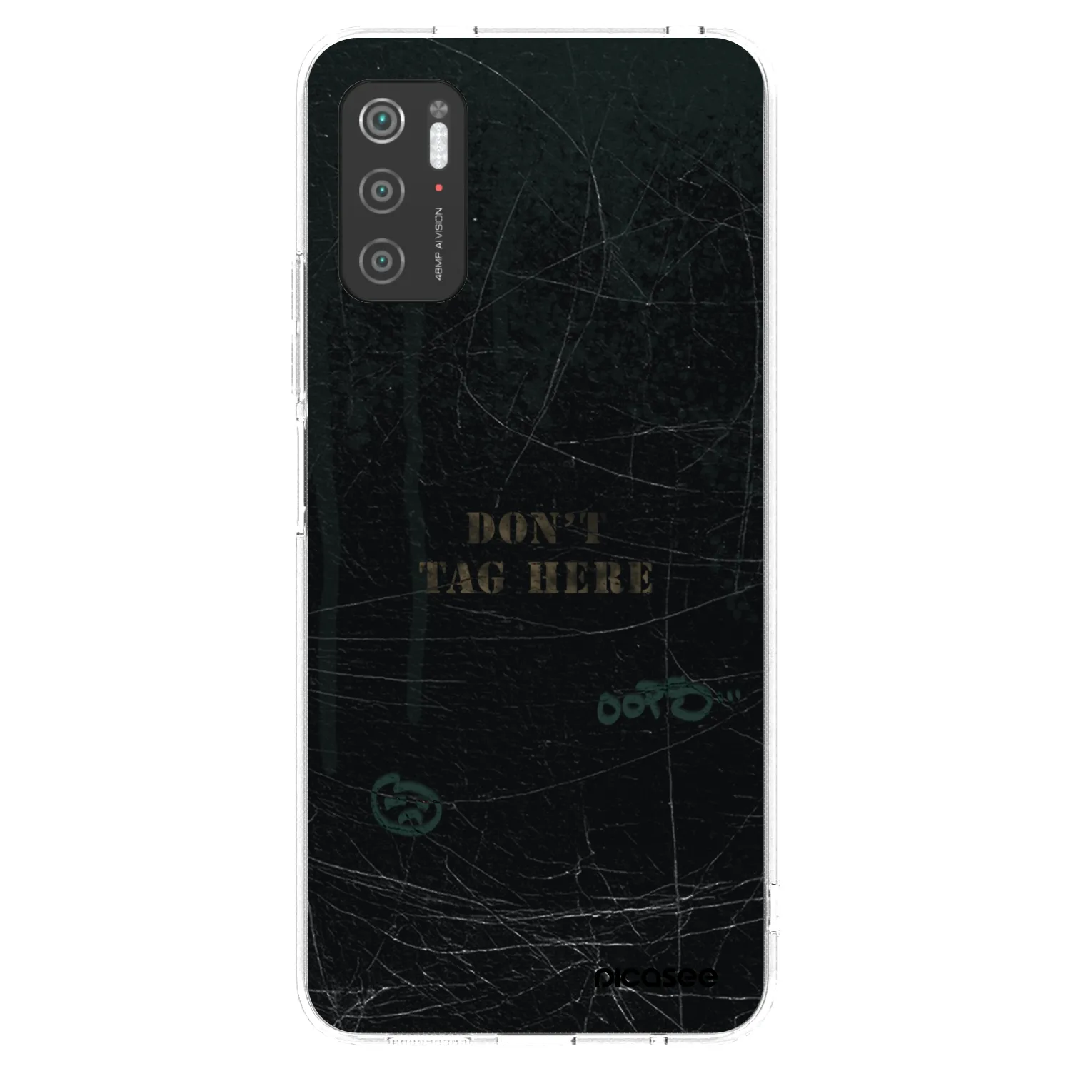 Picasee silikonový průhledný obal pro Xiaomi Poco M3 Pro 5G - DON´T TAG