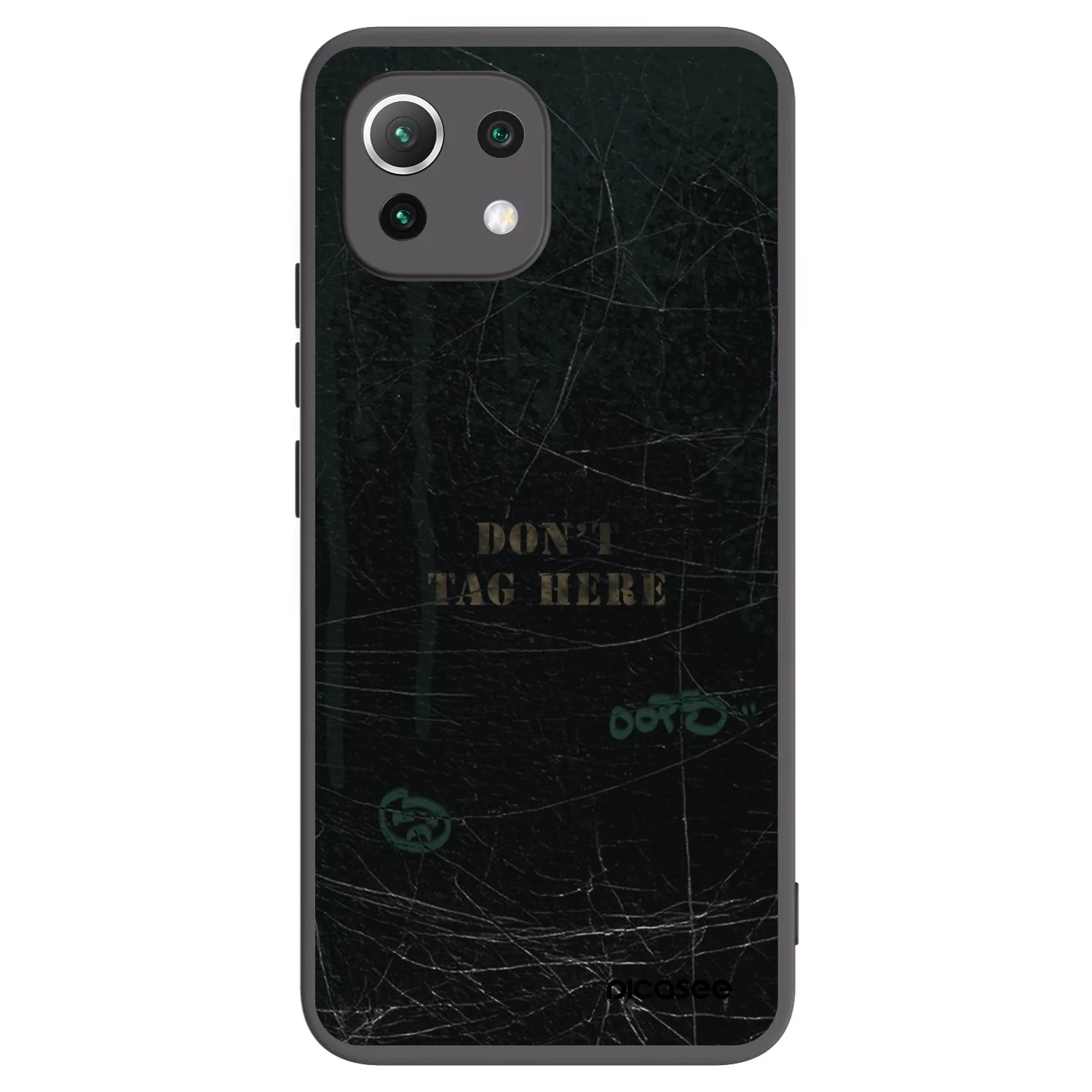 Picasee silikonový černý obal pro Xiaomi 11 Lite 5G NE - DON´T TAG