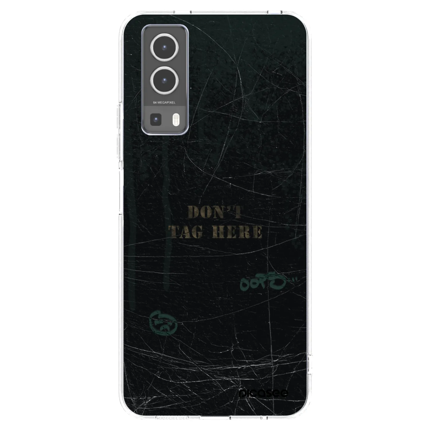 Picasee silikonový průhledný obal pro Vivo Y72 5G - DON´T TAG