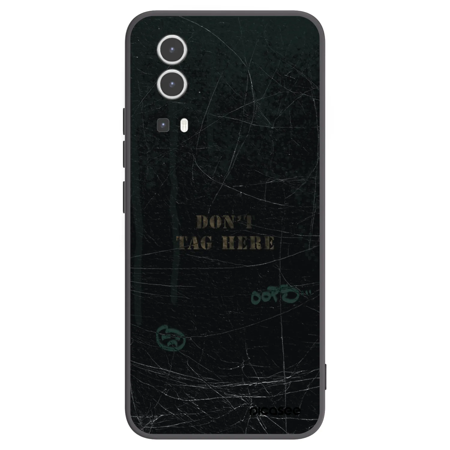 Picasee silikonový černý obal pro Vivo Y72 5G - DON´T TAG