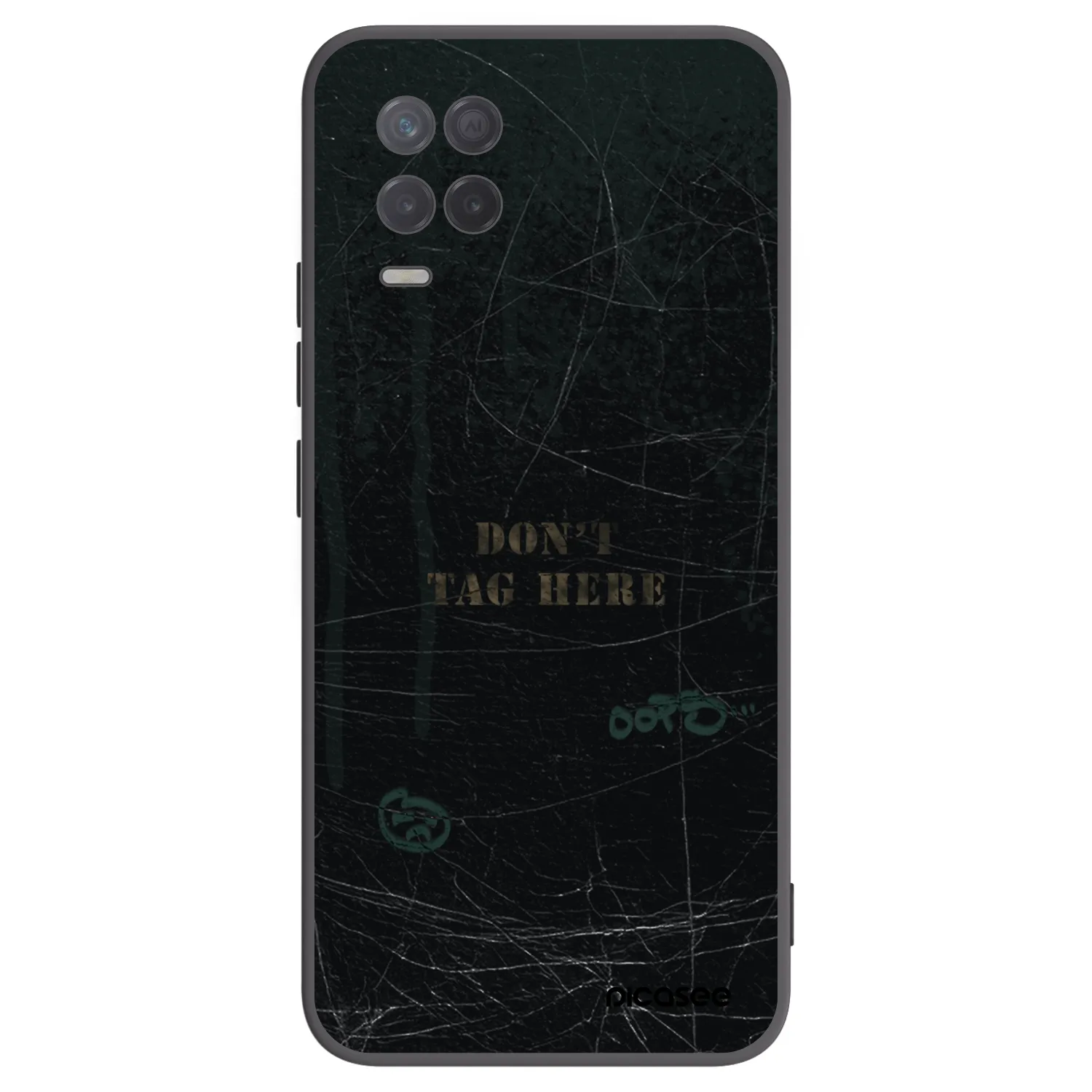 Picasee silikonový černý obal pro Realme 8 5G - DON´T TAG