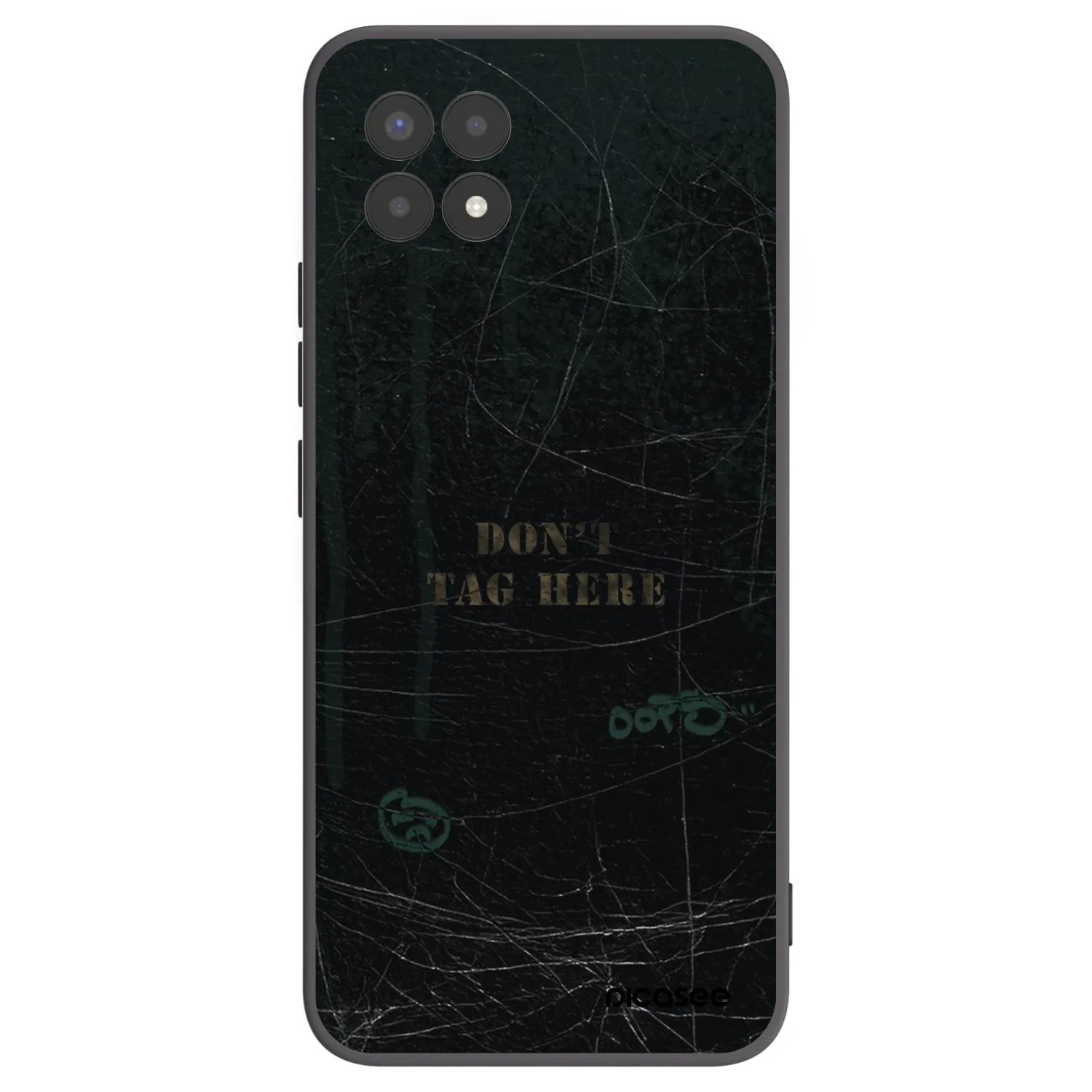 Picasee silikonový černý obal pro Realme 8i - DON´T TAG