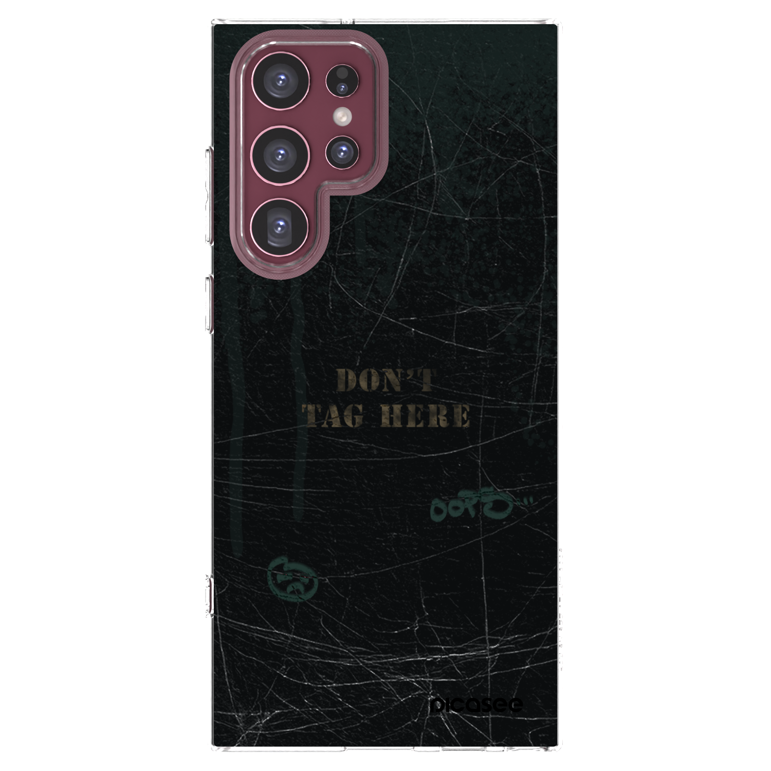 Picasee silikonový průhledný obal pro Samsung Galaxy S22 Ultra 5G - DON´T TAG