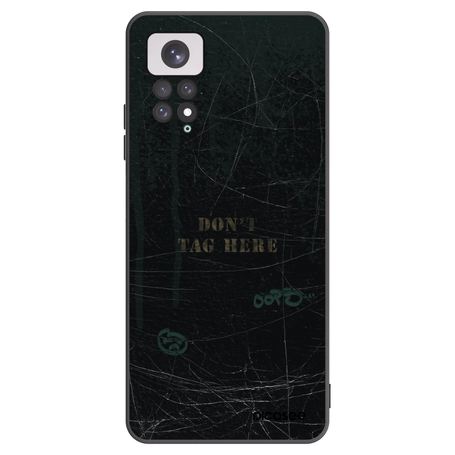 Picasee silikonový černý obal pro Xiaomi Redmi Note 11 - DON´T TAG
