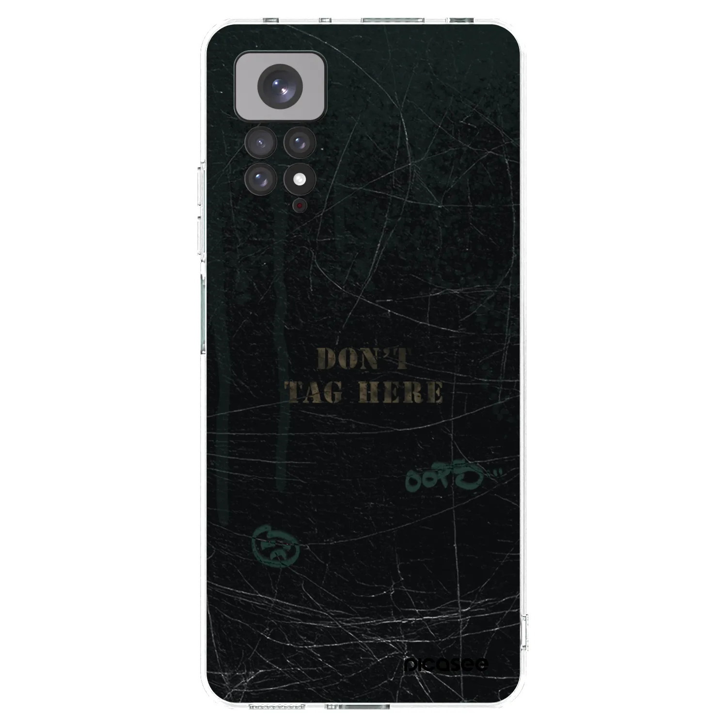 Picasee silikonový průhledný obal pro Xiaomi Redmi Note 11 - DON´T TAG