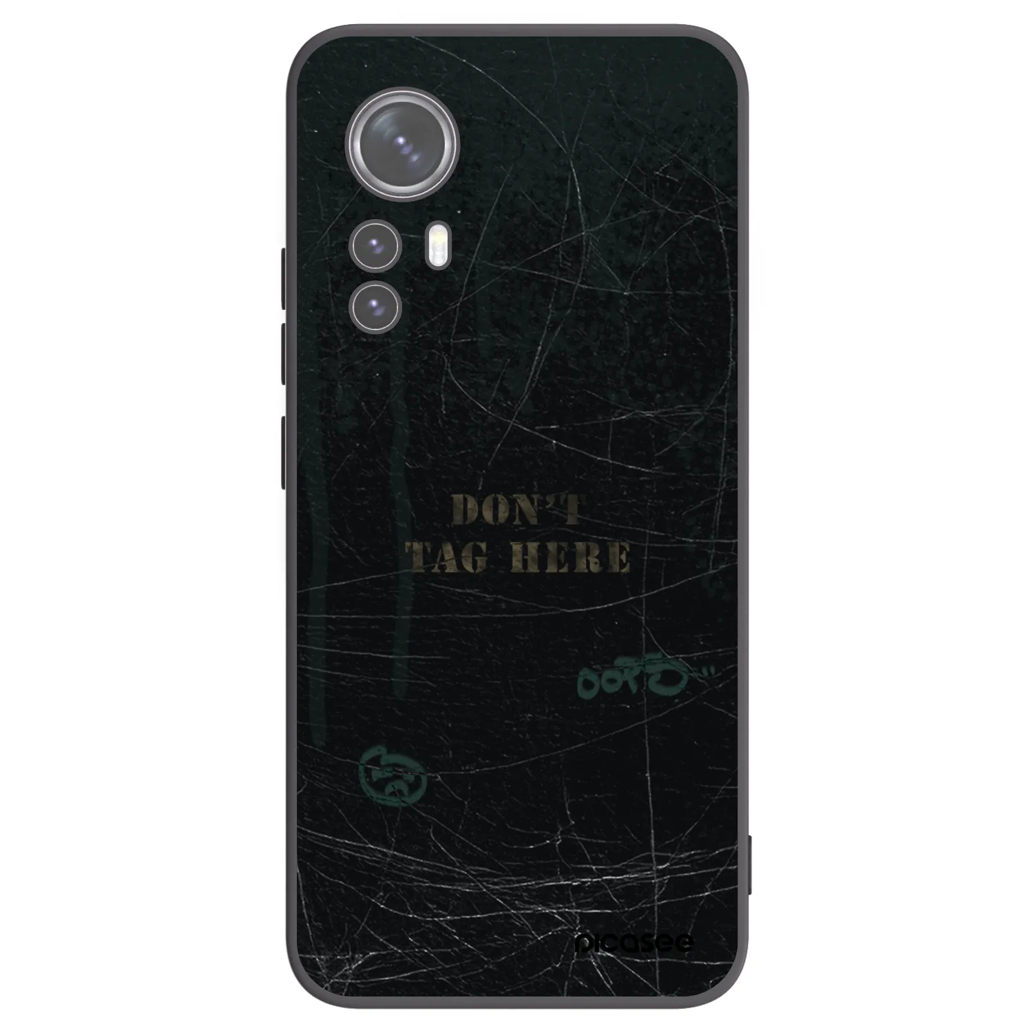 Picasee silikonový černý obal pro Xiaomi 12 - DON´T TAG