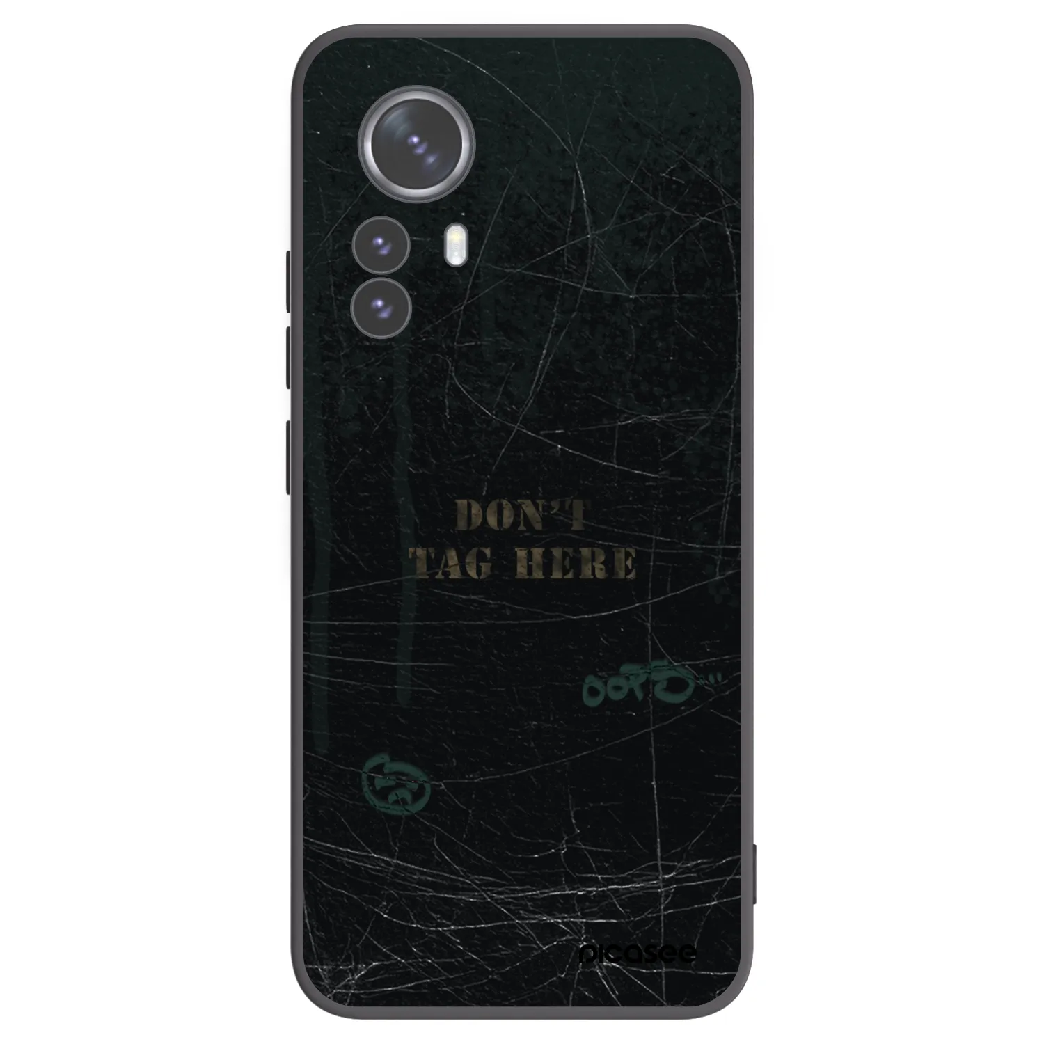 Picasee silikonový černý obal pro Xiaomi 12 Pro - DON´T TAG