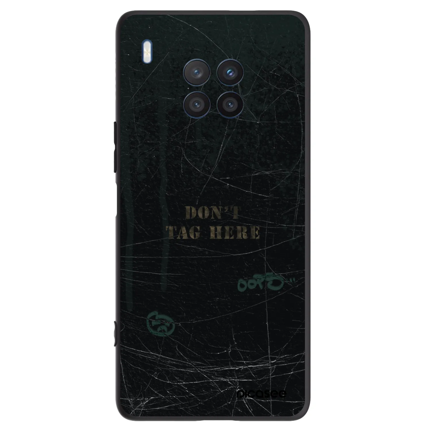 Picasee silikonový černý obal pro Honor 50 Lite - DON´T TAG