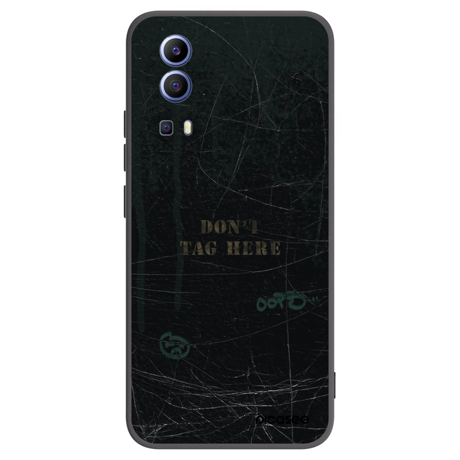 Picasee silikonový černý obal pro Vivo Y52 5G - DON´T TAG