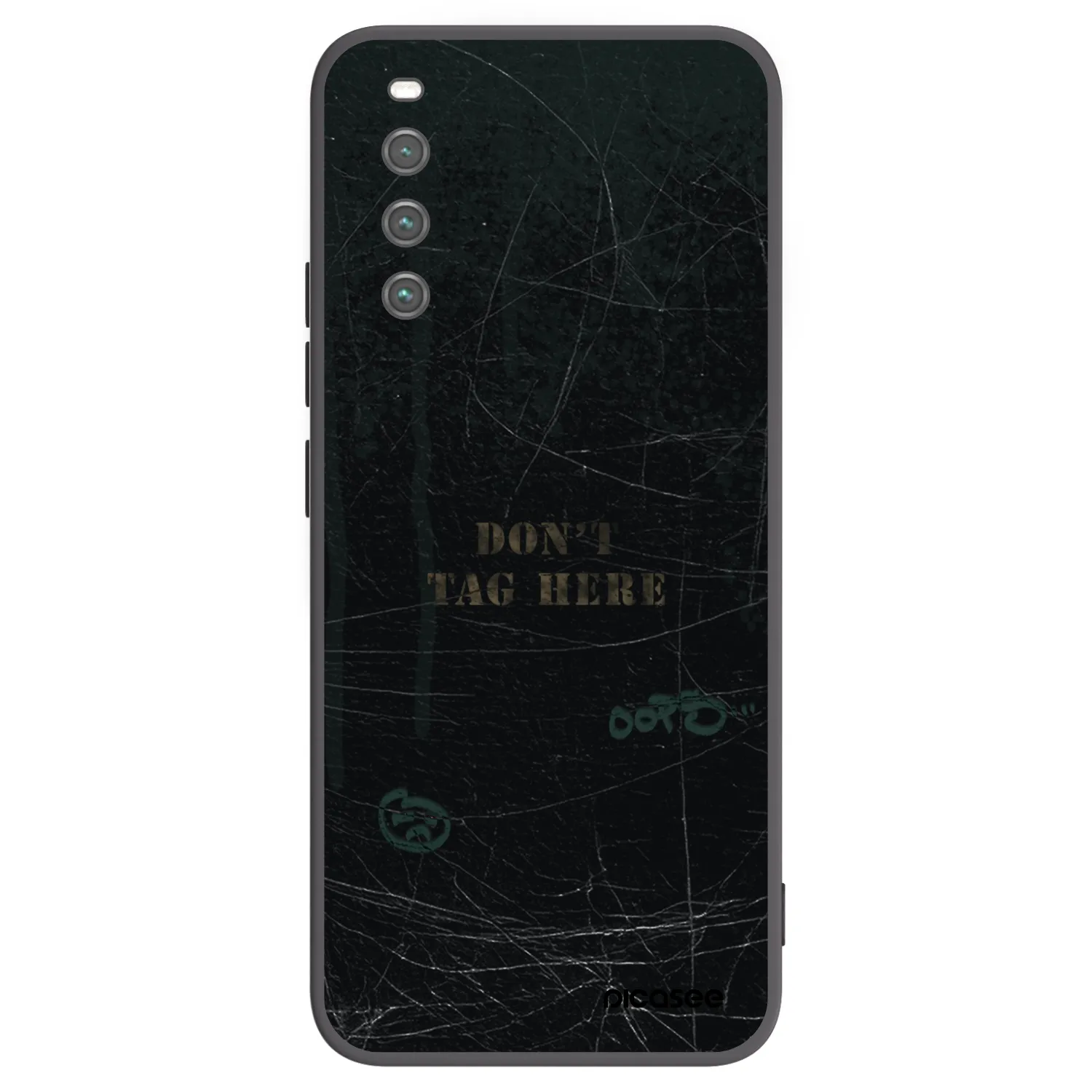 Picasee silikonový černý obal pro Sony Xperia 10 IV 5G - DON´T TAG