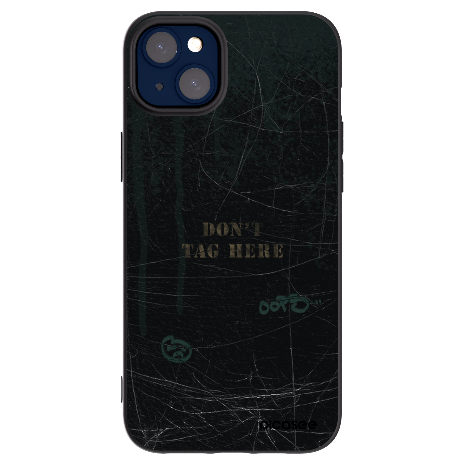 Picasee silikonový černý obal pro Apple iPhone 14 Plus - DON´T TAG