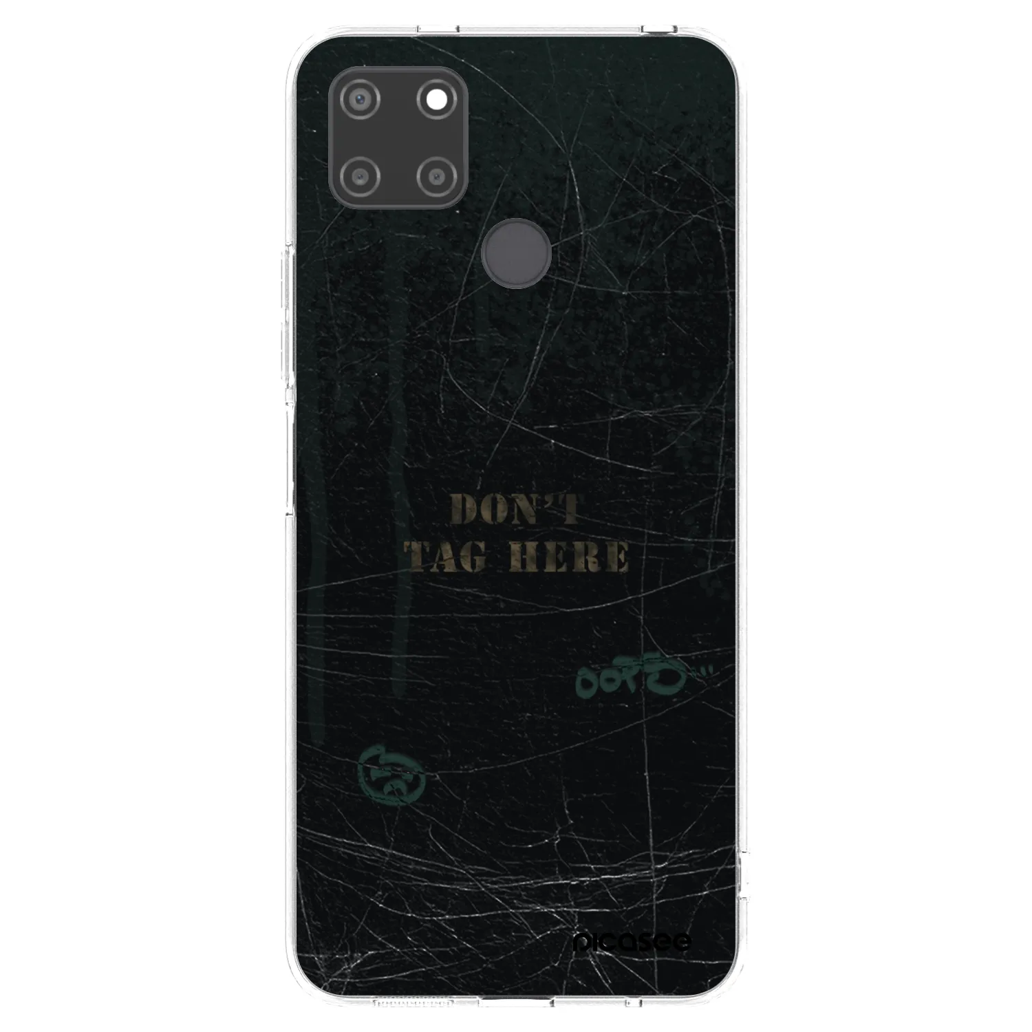 Picasee silikonový průhledný obal pro Realme C21Y - DON´T TAG