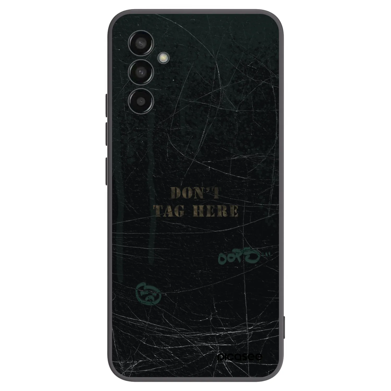 Picasee silikonový černý obal pro Samsung Galaxy M13 M135F - DON´T TAG